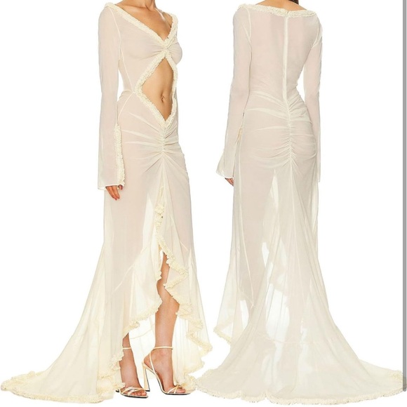 Glam sheer gown swim cover up - Picture 4 of 4